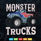 Retro Vintage Off Road Monster Truck Svg T shirt Design.