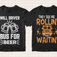 School Buss Driver 50 Editable T-shirt Designs Bundle Part 1