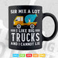 Sir Mix a Lot i Like Big Cement Mixer Truck Driver Vector T shirt Design Svg Printable Files