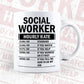 Social Worker Hourly Rate Editable Vector T-shirt Design in Ai Svg Files