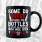 Some Do Drugs Others Pop Bottles Wide Open Throttle Car or Truck Racing Editable Vector T-shirt Design in Ai Png Svg Files