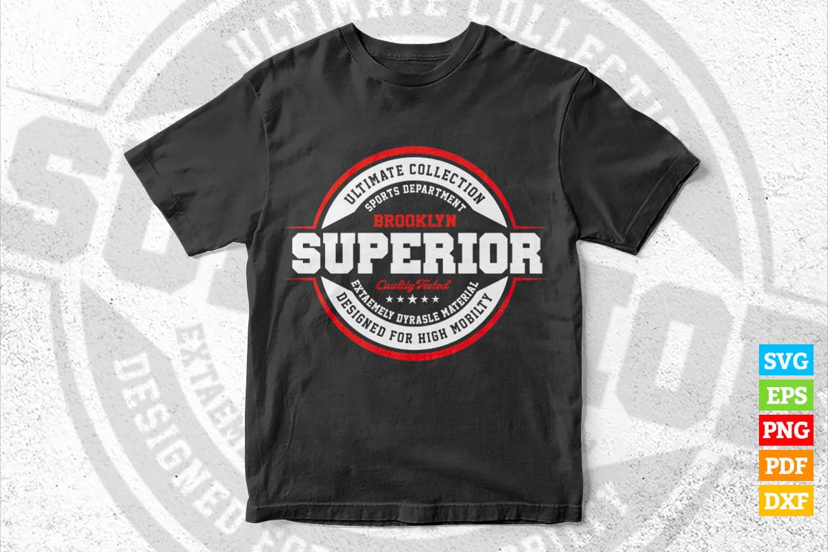 Sports Department Superior Game Gaming Life T shirt Design Png Svg Printable Files