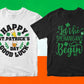 St Patrick's Day 50 T-shirt Designs Bundle Part 2