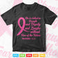 Strength Dignity Laughs Breast Cancer Awareness Gift Svg T shirt Design.