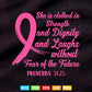 Strength Dignity Laughs Breast Cancer Awareness Gift Svg T shirt Design.