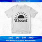 Sun Kissed Summer T shirt Design In Svg Png Cutting Printable Files