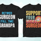 Surgeon 25 Editable T-shirt Designs Bundle