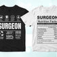 Surgeon 25 Editable T-shirt Designs Bundle