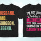 Surgeon 25 Editable T-shirt Designs Bundle