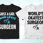 Surgeon 25 Editable T-shirt Designs Bundle
