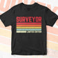 Surveyor Limited Edition Editable Vector T-shirt Designs Png Svg Files