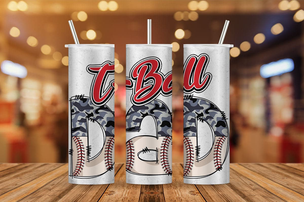 T-Ball Dad Camo Baseball Fathers Day Png Sublimation Files –  Vectortshirtdesigns