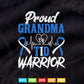 T1D Proud Grandma Diabetes Awareness Type 1 Insulin Pancreas Svg T shirt Design.