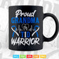 T1D Proud Grandma Diabetes Awareness Type 1 Insulin Pancreas Svg T shirt Design.