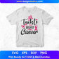 Tackle Breast Cancer Awareness T shirt Design In Svg Png Cutting Printable Files