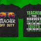 Teacher 25 Editable T-shirt Designs Bundle