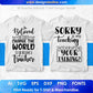 Teacher 50 Editable T-shirt Designs Bundle Part 1