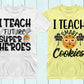 Teacher 50 Editable T-shirt Designs Bundle Part 2