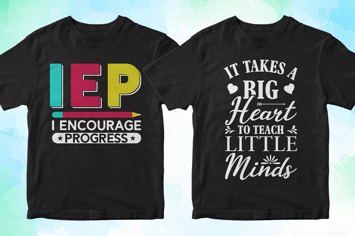 Teacher 50 Editable T-shirt Designs Bundle Part 3