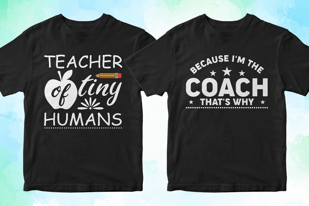 Teacher 50 Editable T-shirt Designs Bundle Part 3