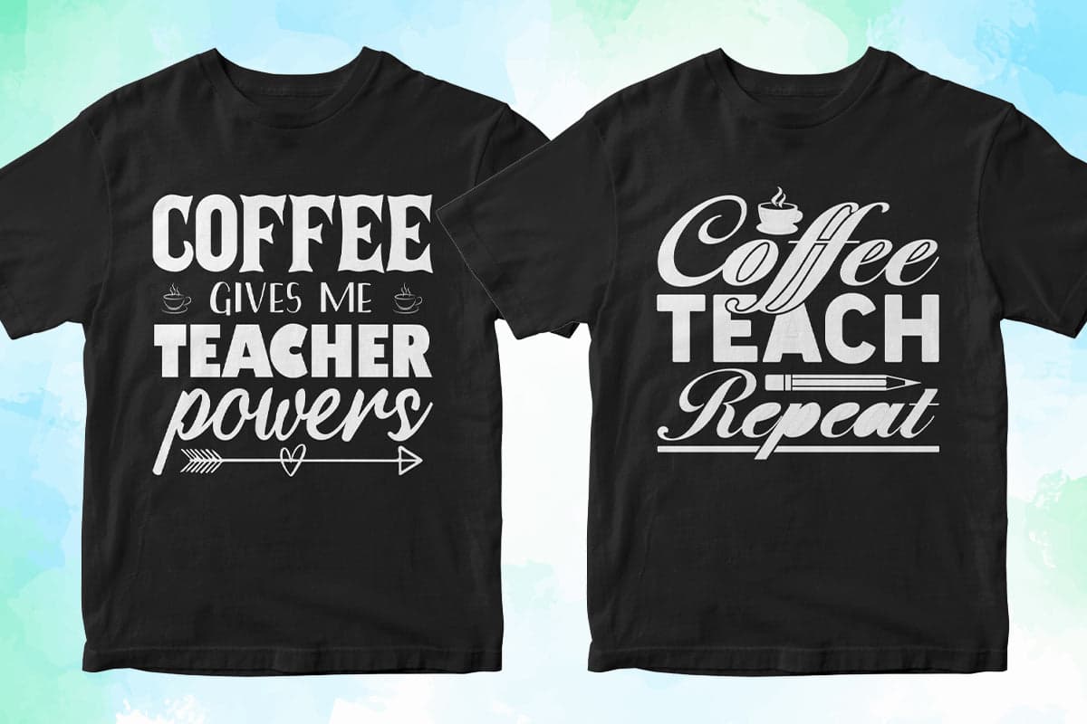 Teacher 50 Editable T-shirt Designs Bundle Part 3