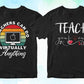 Teacher 50 Editable T-shirt Designs Bundle Part 3