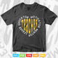Teacher Heart Teaching is a Work of Heart Vector T shirt Design Png Svg Cut Files