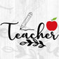 Teacher Teacher's Day Editable T shirt Design In Ai Svg Png Cutting Printable Files