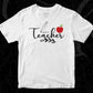 Teacher Teacher's Day Editable T shirt Design In Ai Svg Png Cutting Printable Files