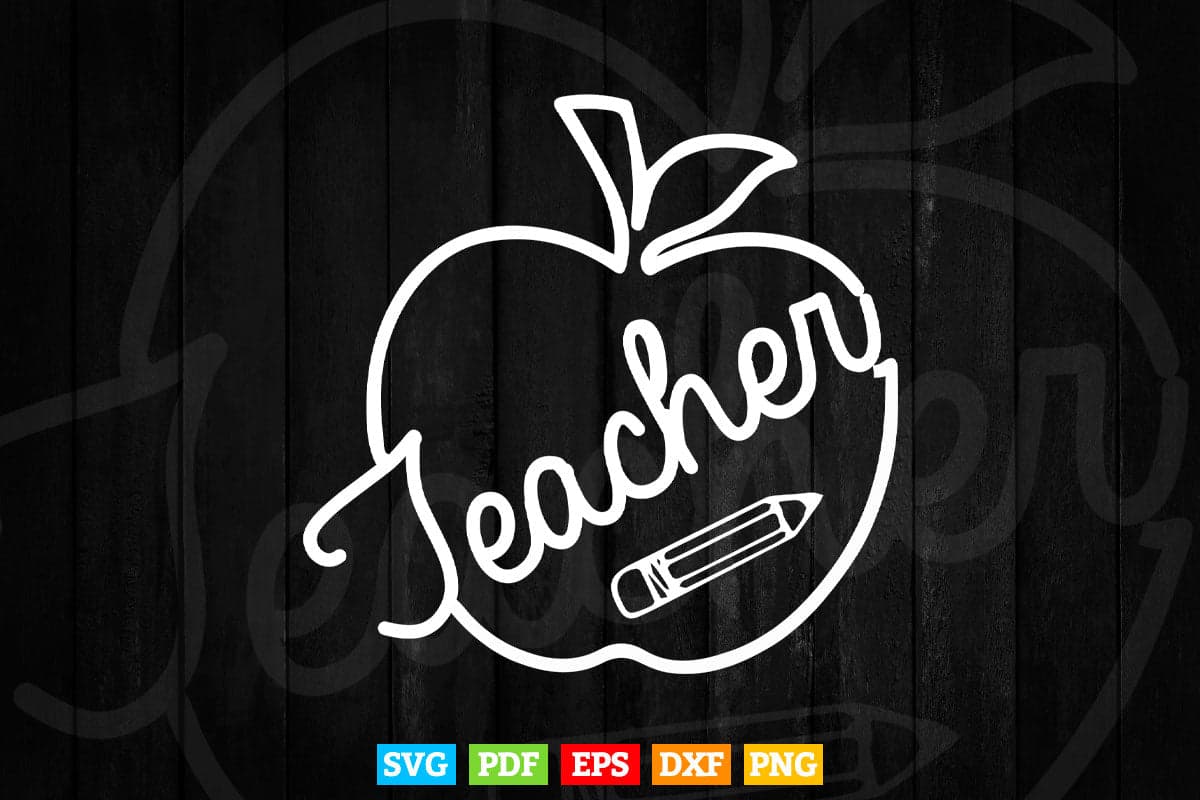 Teacher's Day Vector T shirt Design Png Svg Cut Files