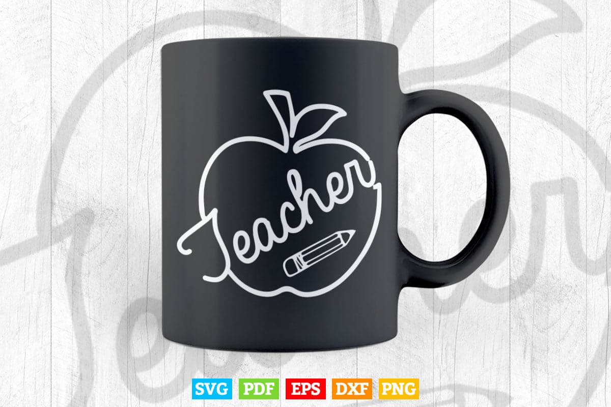 Teacher's Day Vector T shirt Design Png Svg Cut Files