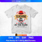 Teaching Is A Walk In The Park Editable T shirt Design In Ai Png Svg Cutting Printable Files