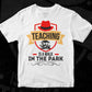Teaching Is A Walk In The Park Editable T shirt Design In Ai Png Svg Cutting Printable Files