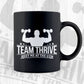 Team Thrive Meet Me At The Gym Fitness Vector T-shirt Design in Ai Svg Png Files