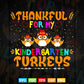 Thankful For My Kindergarten Turkeys Thanksgiving Teacher Svg Png Cut Files.