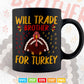Thanksgiving for Kids Will Trade Brother for Turkey Svg Png Cut Files.