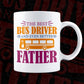 The Best Bus Driver And Ever Batter Father Editable Vector T-shirt Design in Ai Svg Files