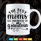 The Best Moms Get Promoted to Grandma Svg Png Cut Files.