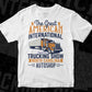 The Great American International Trucking show American Trucker Editable T shirt Design In Ai Svg Files