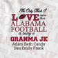 The Only Thing i Love More Than Alabama Football Vector T-shirt Design in Ai Svg Png Files