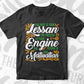 The Past Is Your Lesson The Present Is Your Engine Motivational Quotes T shirt Design Png Svg Printable Files