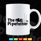 The Pipefather Pipefitter Pipe Fitter Plumber Plumbing Svg Png Cut Files.
