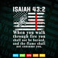 Thin Red Line Firefighter Cross Bible Verse American Flag Svg Digital Files.