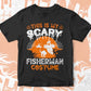 This Is My Scary Fisherman Costume Happy Halloween Editable Vector T-shirt Designs Png Svg Files