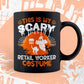 This Is My Scary Retail Worker Costume Happy Halloween Editable Vector T-shirt Designs Png Svg Files