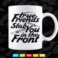 True Friend Stab Your Font Calligraphy Svg T shirt Design.