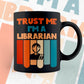 Trust Me I'M A Librarian Vintage Editable Vector T-shirt Designs Png Svg Files
