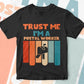 Trust Me I'M A Postal Worker Vintage Editable Vector T-shirt Designs Png Svg Files
