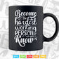 Typography Become The Hardest Working Person Svg T shirt Design.