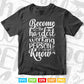 Typography Become The Hardest Working Person Svg T shirt Design.